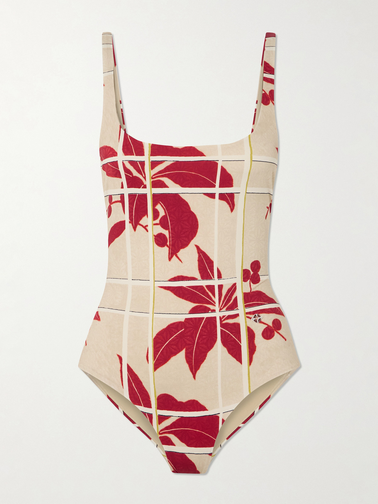 Loro Piana Floral-print Swimsuit In Multi