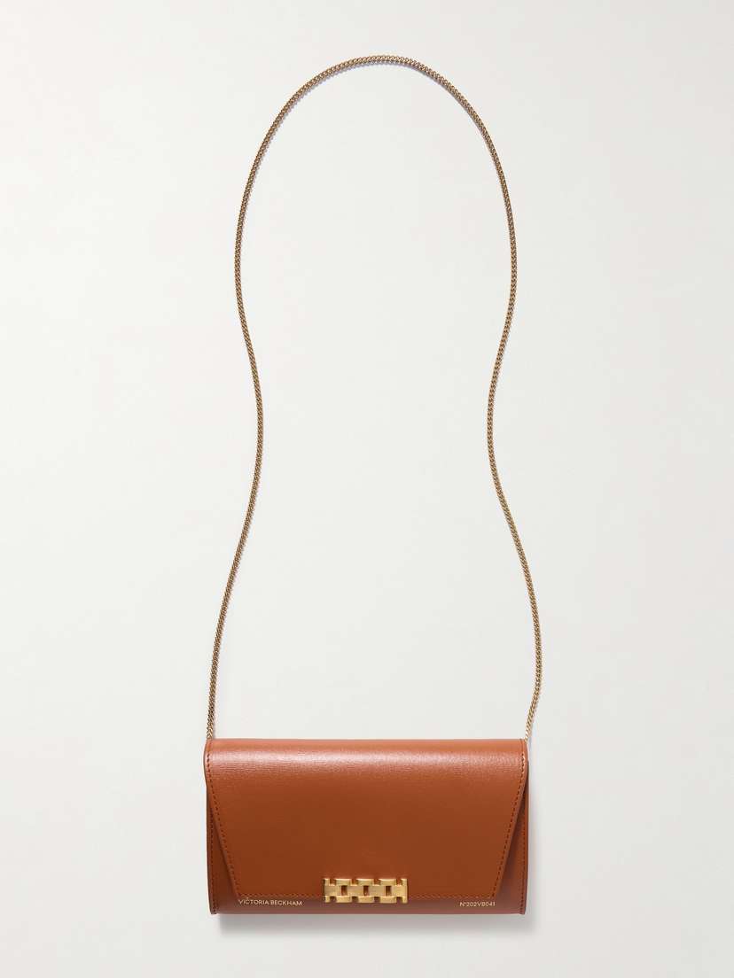 Victoria Beckham Embellished Leather Shoulder Bag