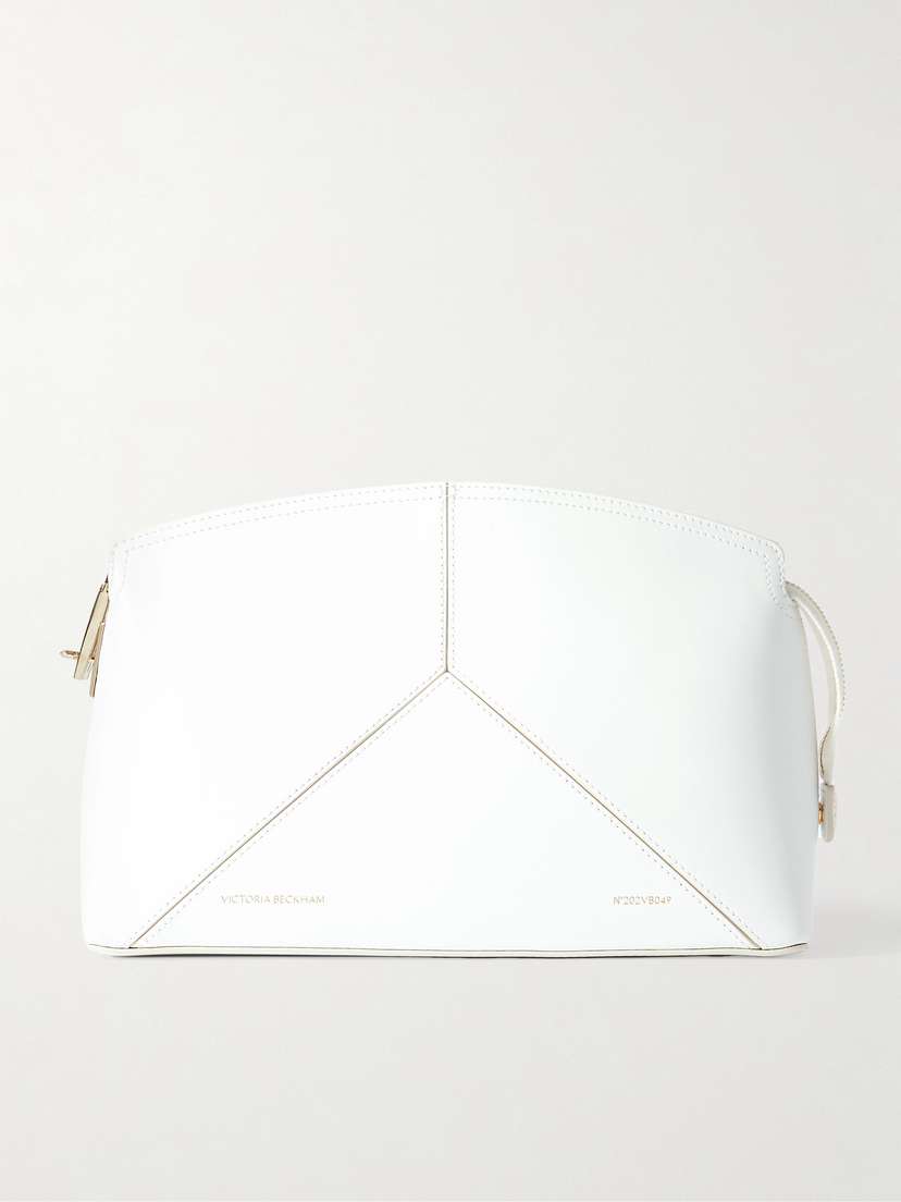 Victoria Beckham Victoria Paneled Leather Clutch