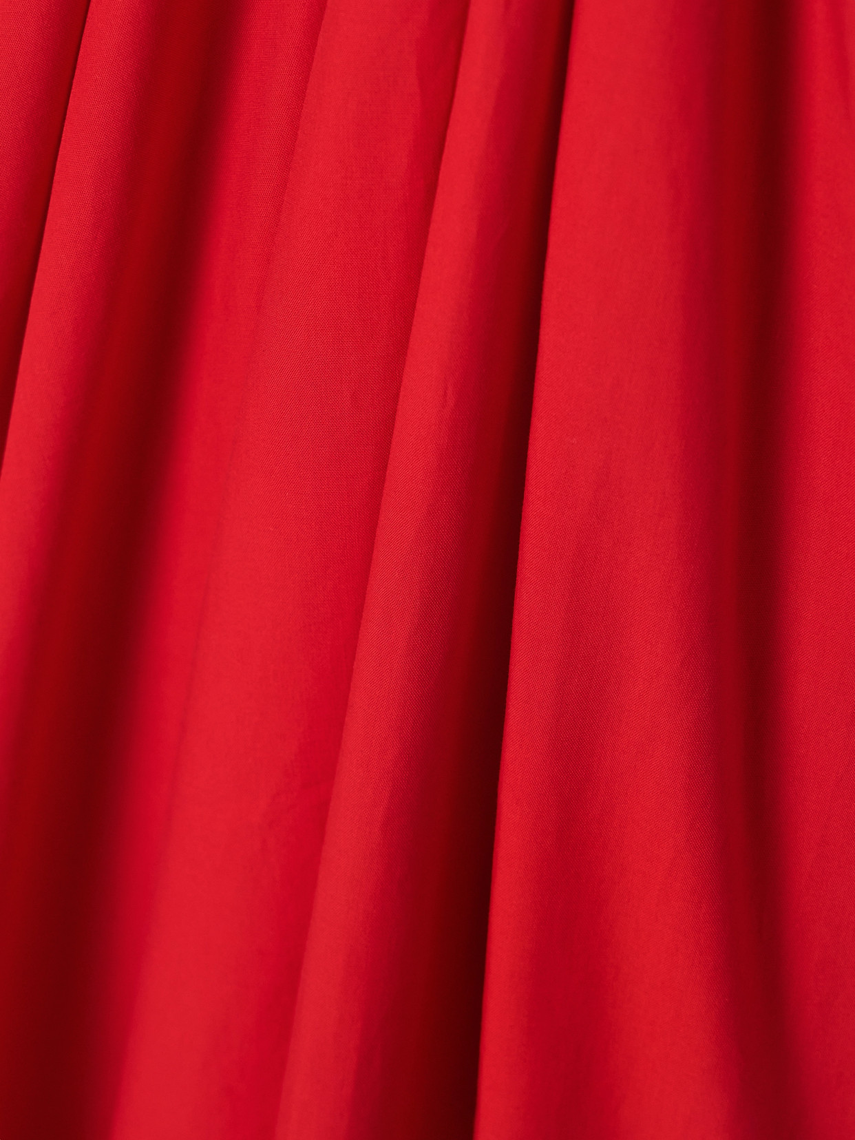 ROSIE ASSOULIN LIKE A FAIRYTALE GATHERED COTTON-POPLIN MIDI DRESS