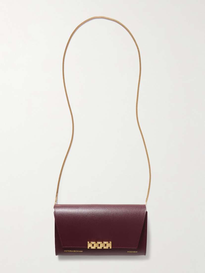 Victoria Beckham Embellished Leather Shoulder Bag