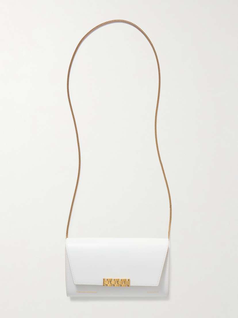 Victoria Beckham Embellished Leather Shoulder Bag