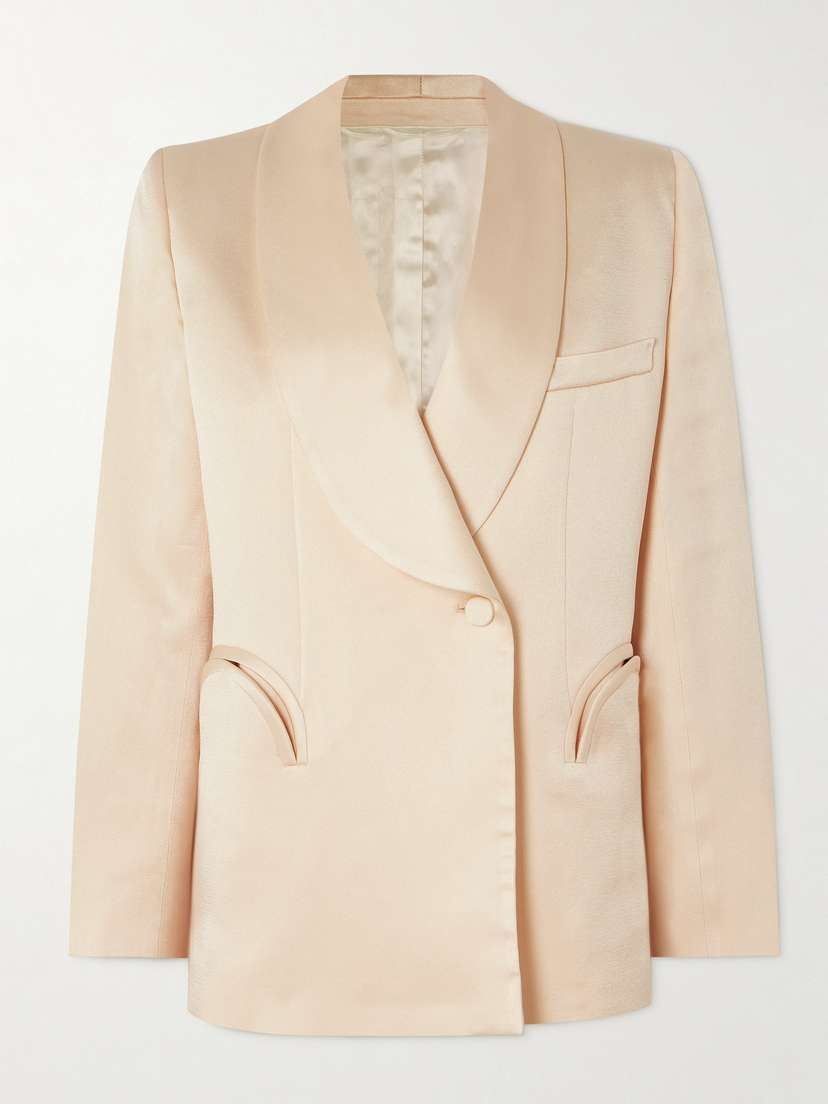 Blazé Milano Novalis Satin-crepe Blazer