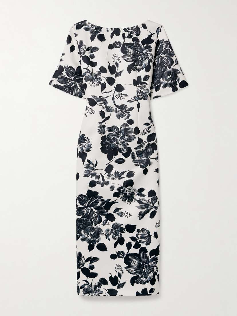 Emilia Wickstead Kora Floral-print Twill Midi Dress