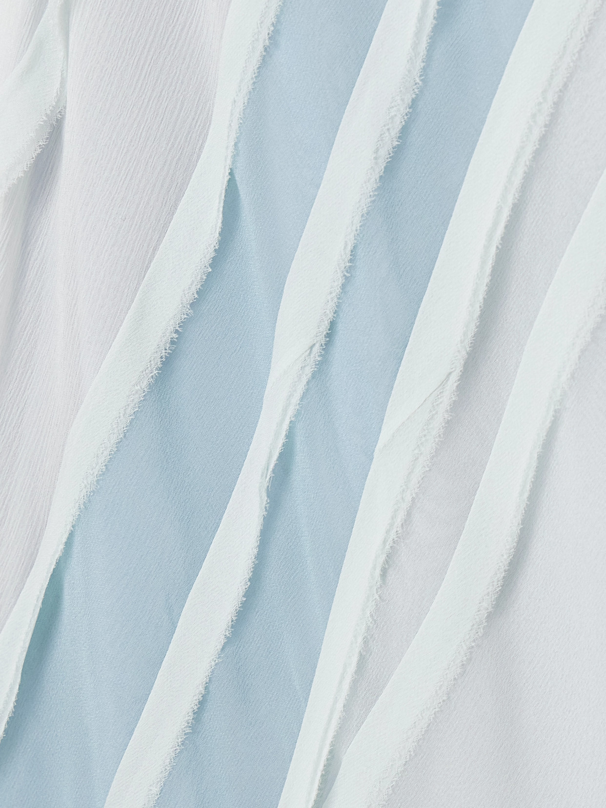 Jason Wu Collection Paneled Silk-chiffon Maxi Dress In Blue