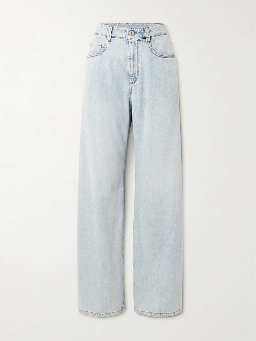 Brunello Cucinelli High-rise Wide-leg Jeans