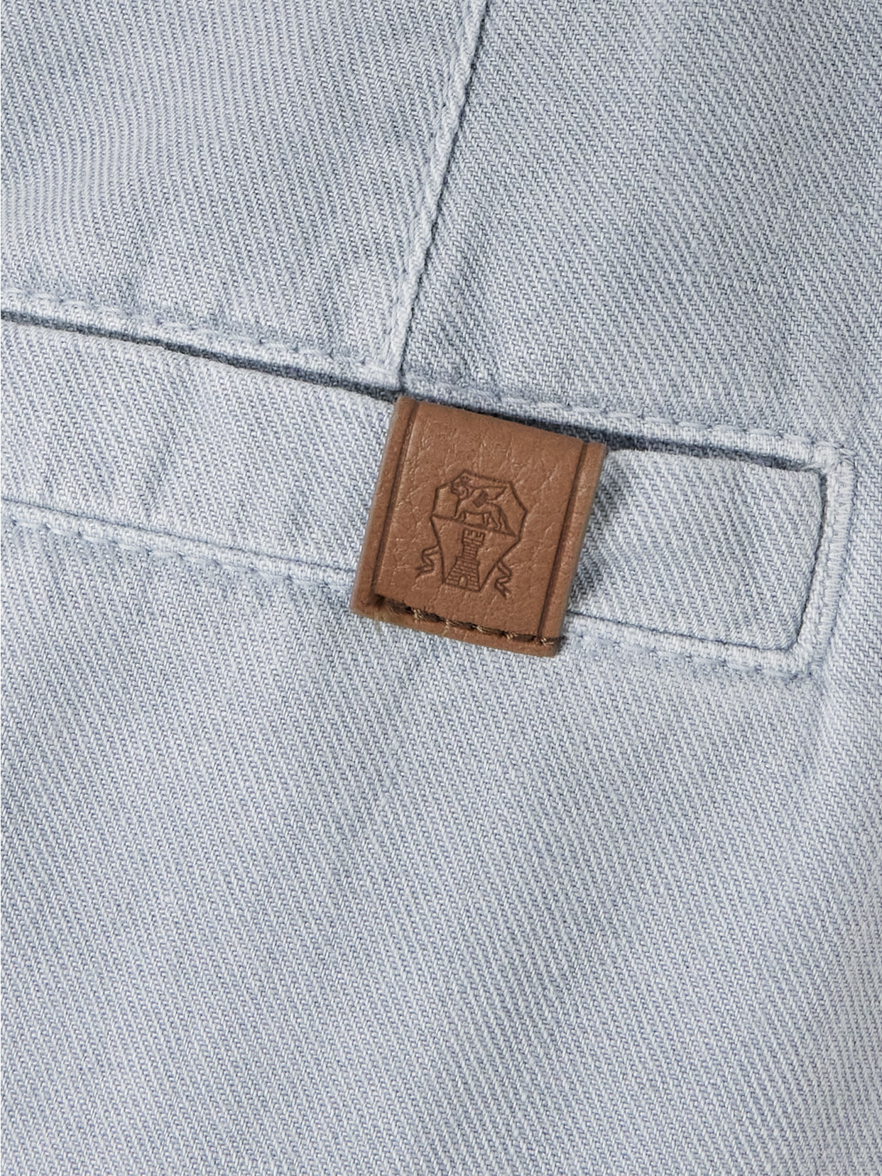 Shop Brunello Cucinelli Cotton And Linen-blend Twill Tapered Pants In Blue