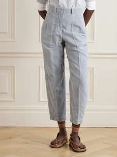 cotton linen twill pant