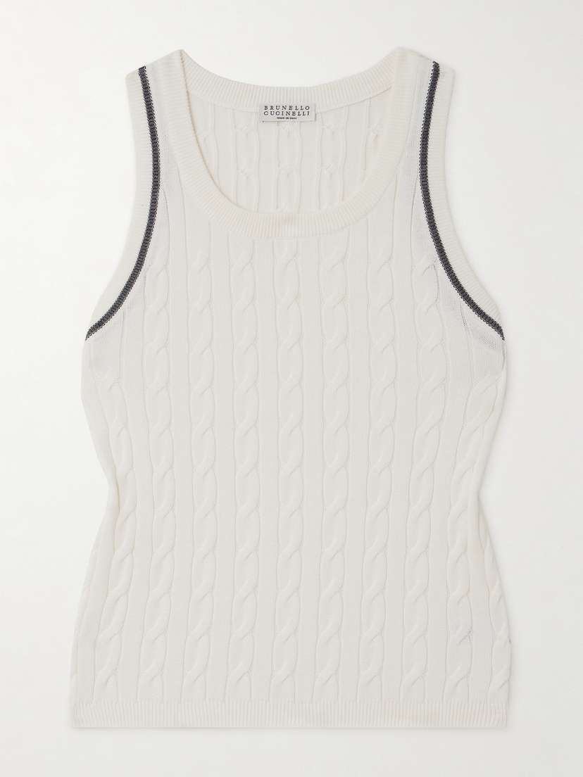 Brunello Cucinelli Cotton-blend Tank