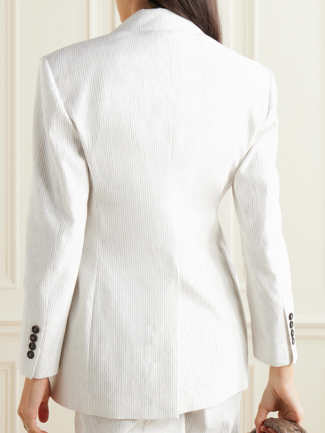 Brunello Cucinelli Tailored Blazer With Double-breasted Design In White