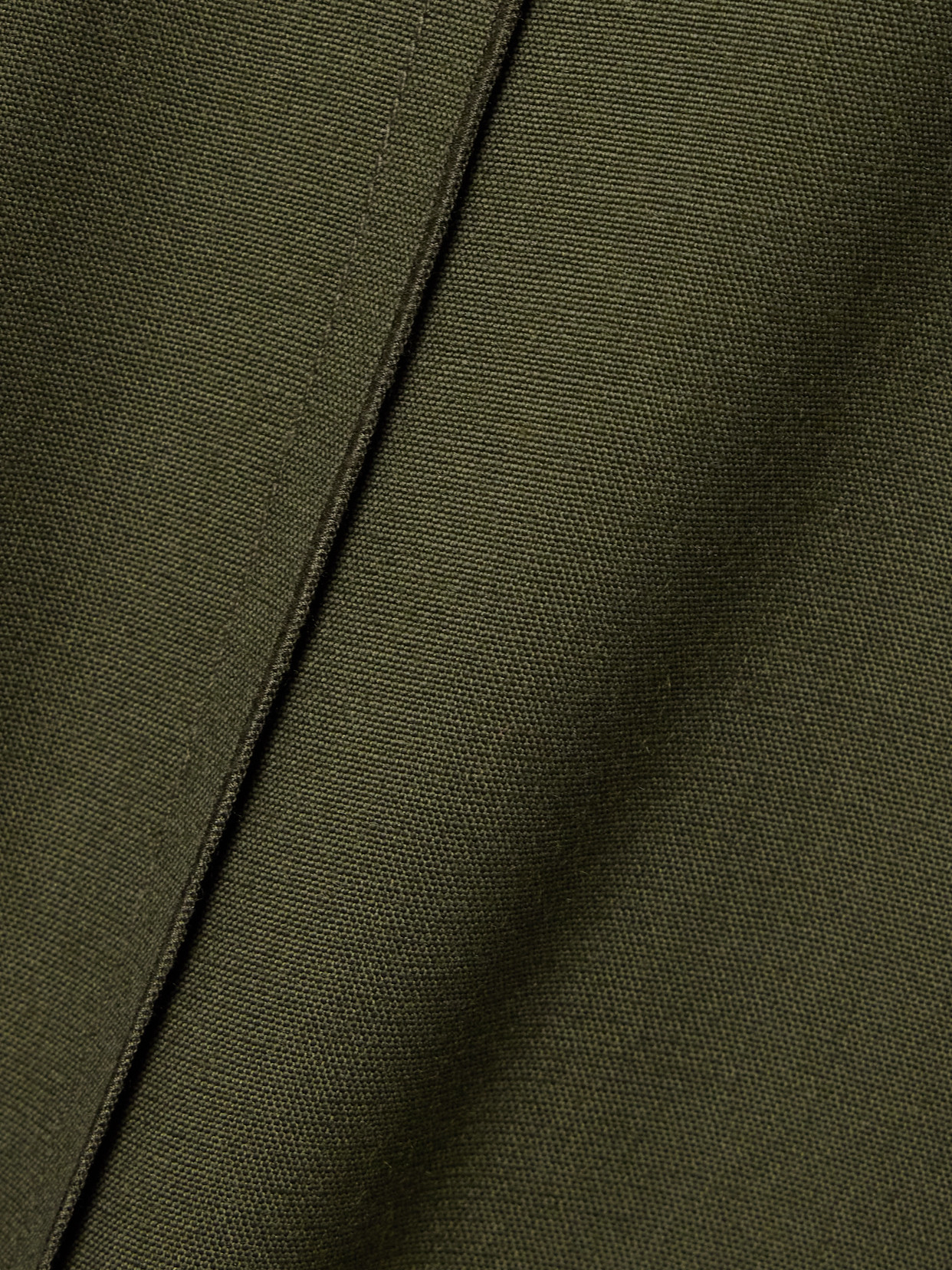 Jason Wu Collection Asymmetric Paneled Wool-blend Wide-leg Pants In Green