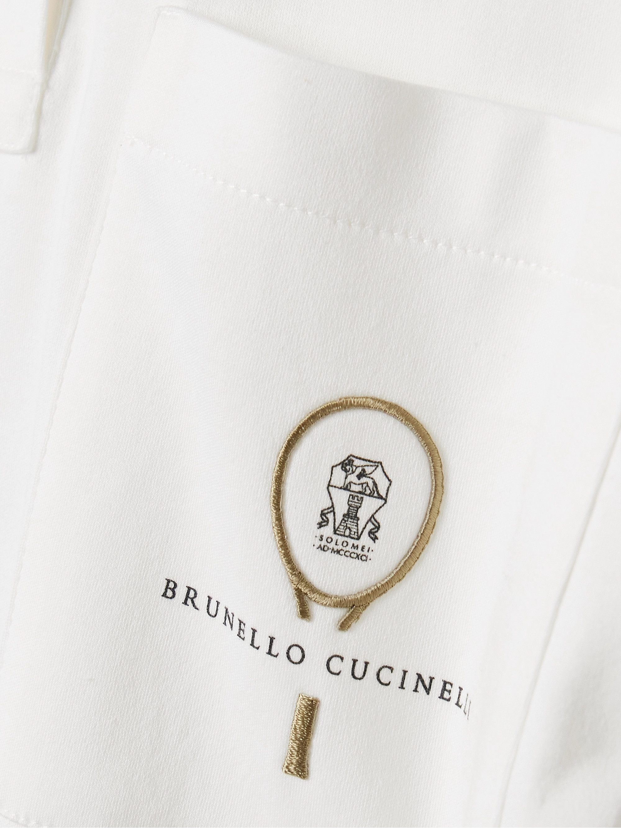 Brunello Cucinelli Tennis pleated embroidered cotton-jersey mini dress