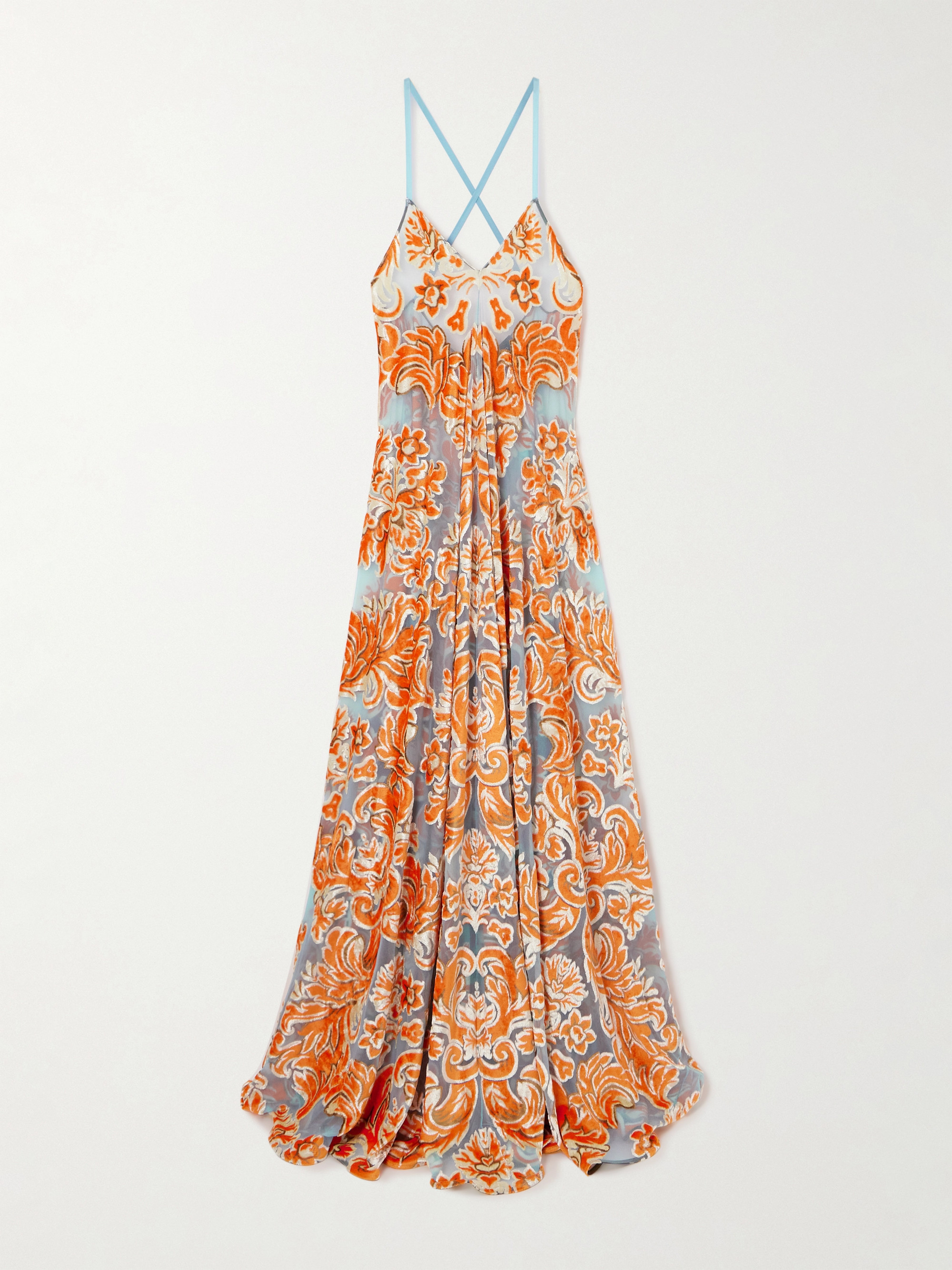 Etro Devoré maxi dress