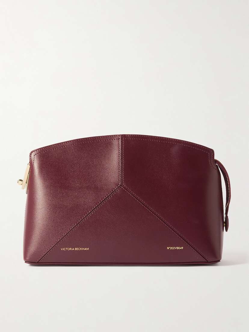 Victoria Beckham Victoria Paneled Leather Clutch