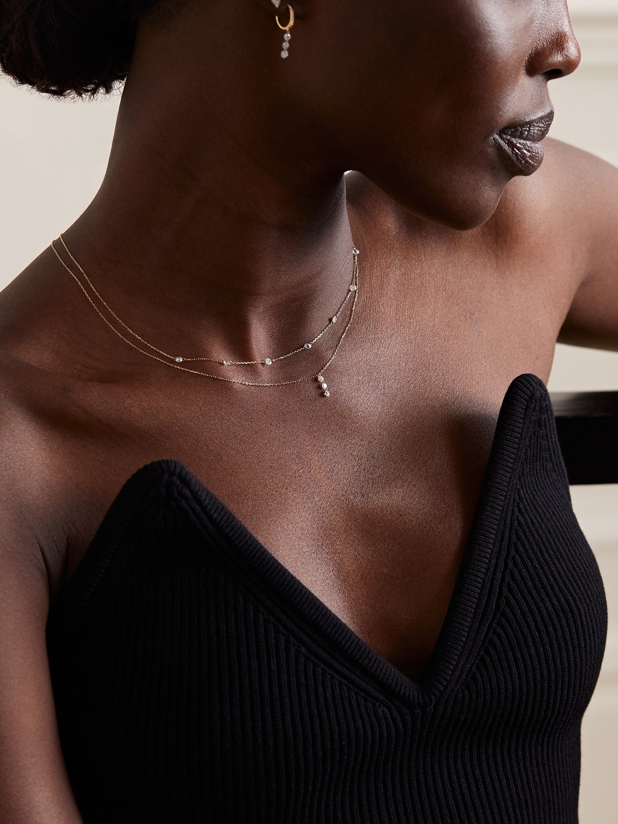 Persée Danaé 18-karat Gold Diamond Necklace In Gold