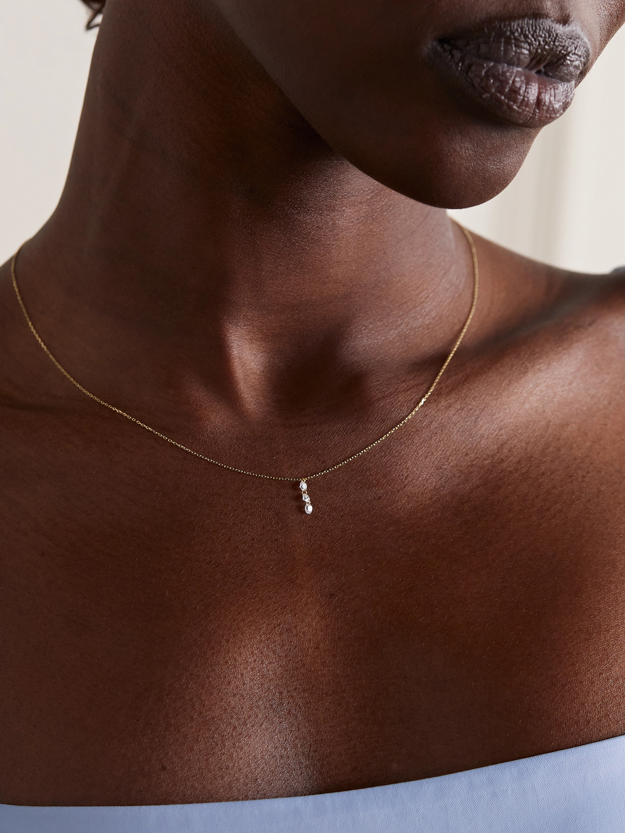 Persée Danaé 18-karat Gold Diamond Necklace In Gold