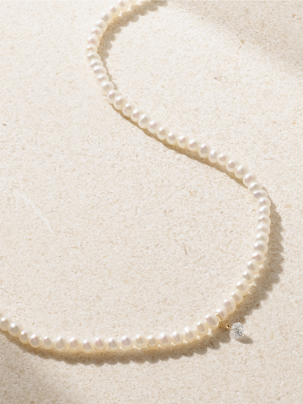 Persée 18-karat Gold, Pearl And Diamond Necklace