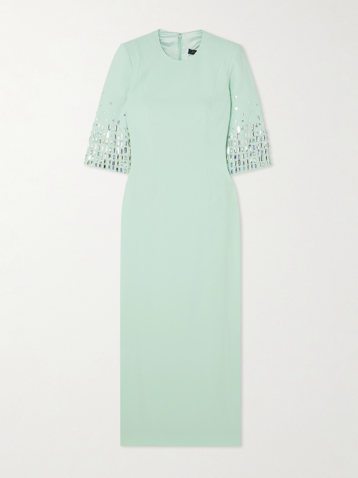 Jenny Packham - Highball Queen Crystal-embellished Crepe Midi Dress - Green