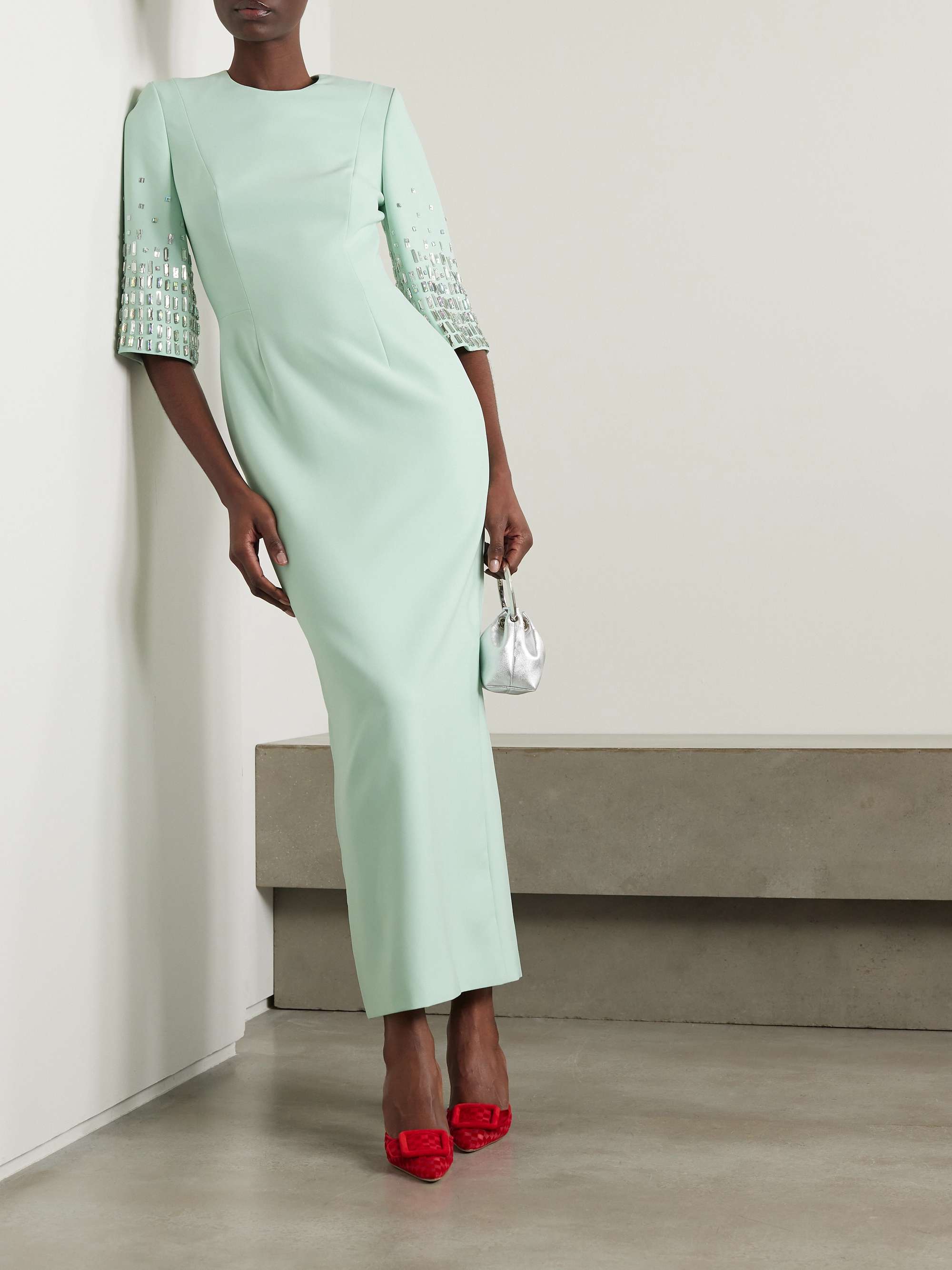 Jenny packham midi dress sales