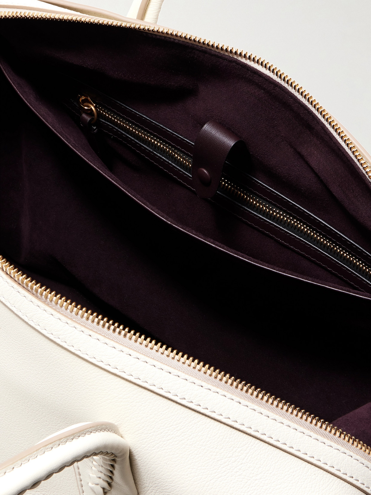 Metier Perriand All Day Leather Tote In White