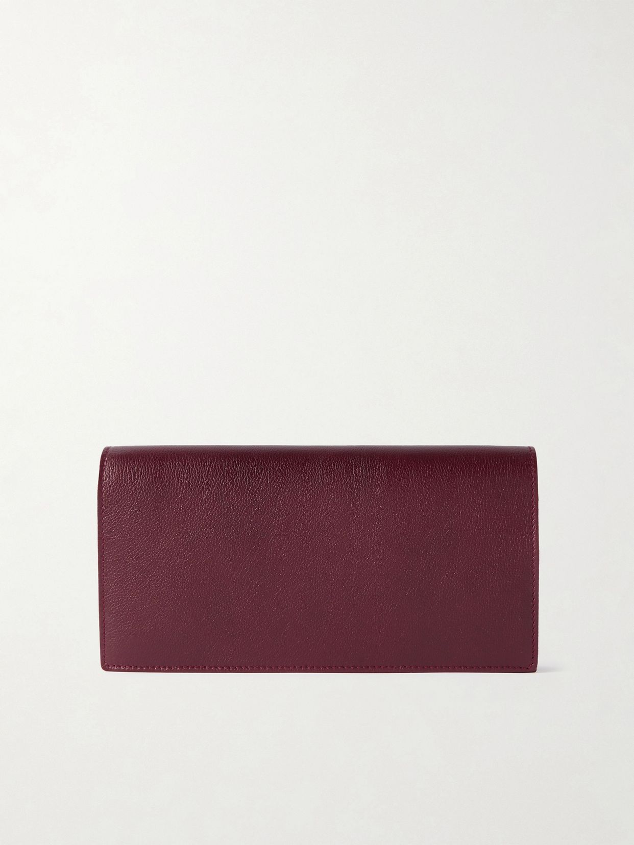 Textured-leather pouch