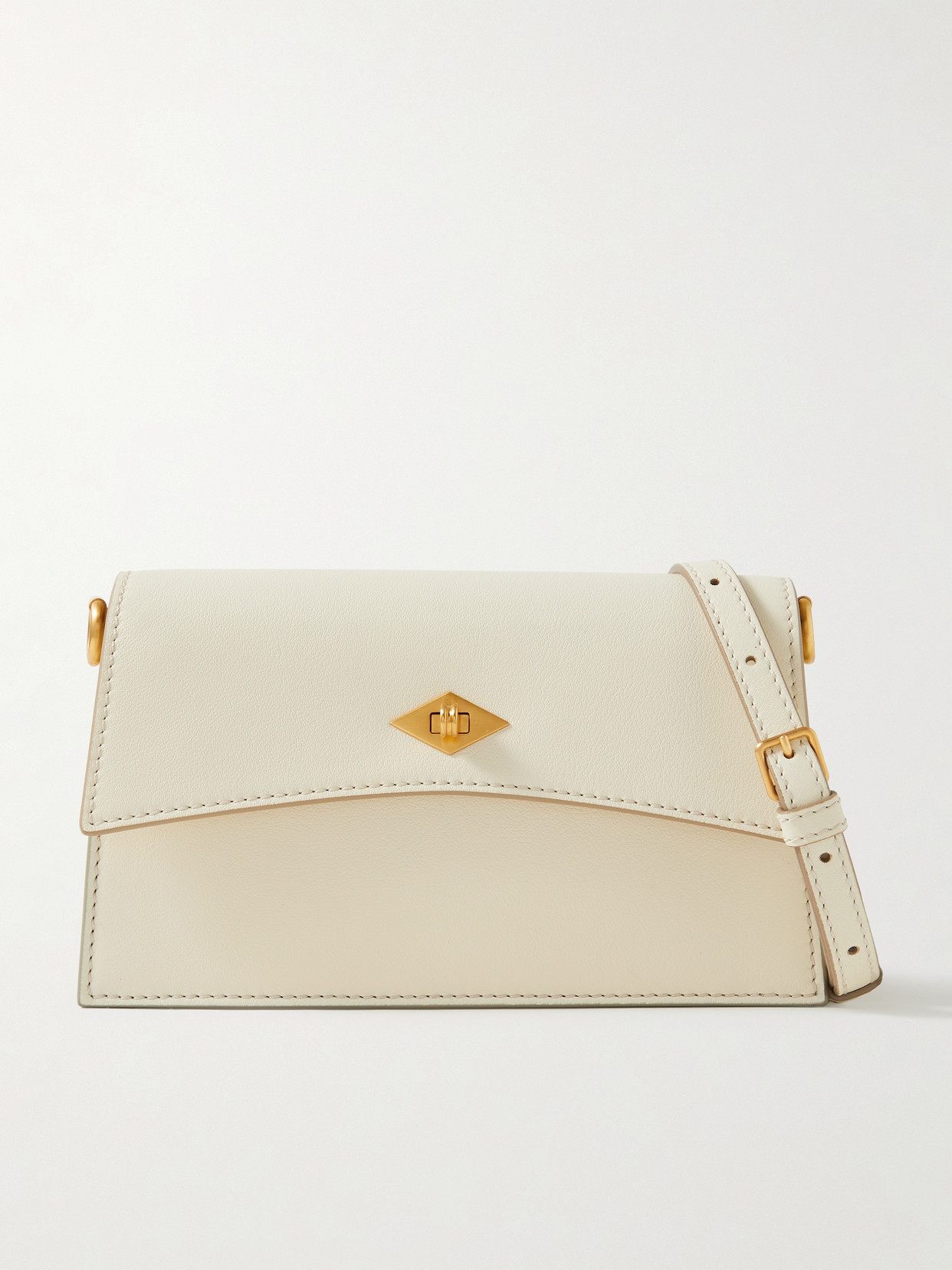 Métier - The Roma Mini Leather Shoulder Bag - White