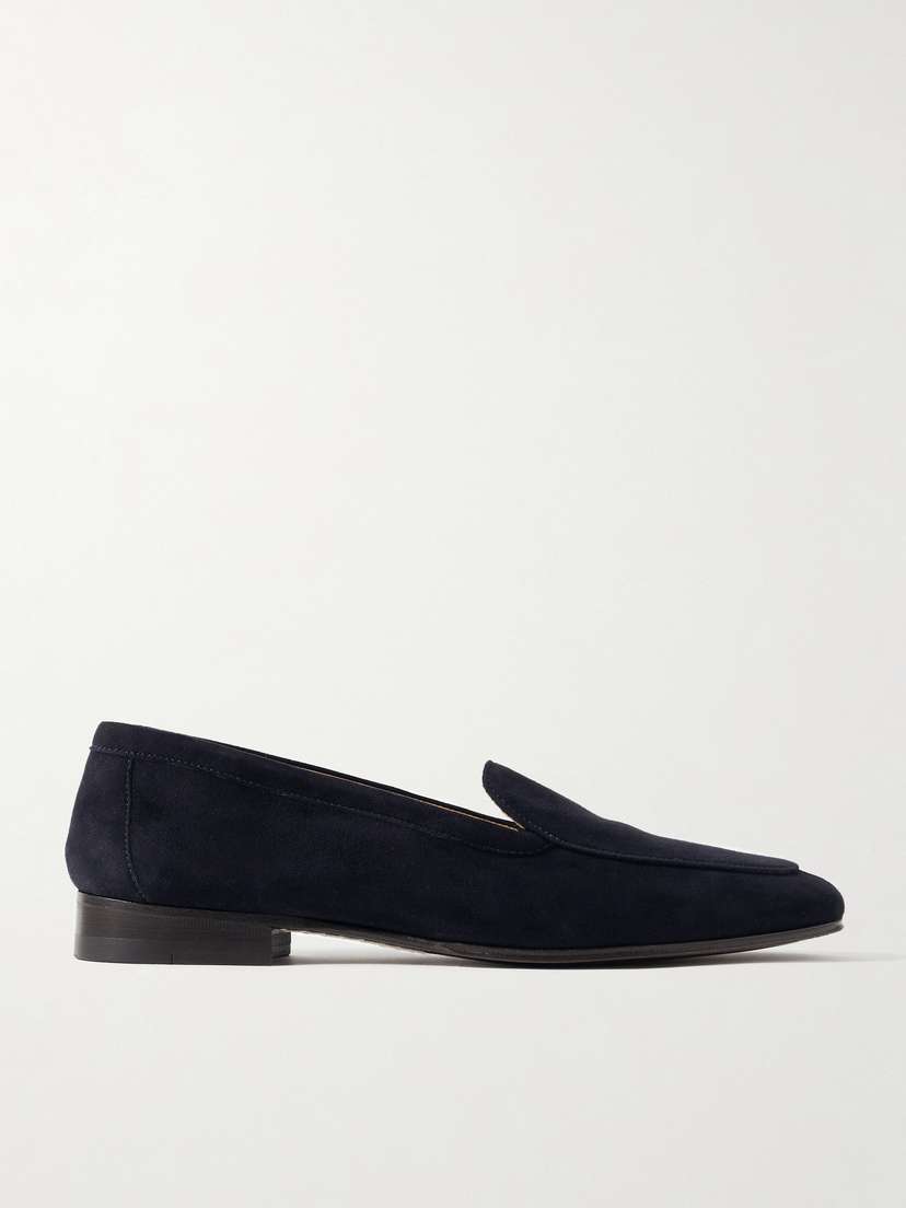 The Row Sophie Suede Loafers