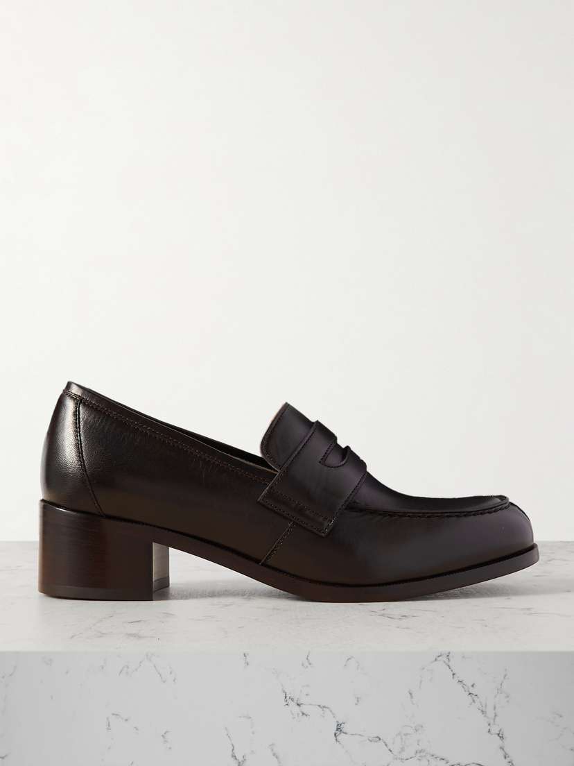 The Row Vera Leather Loafers