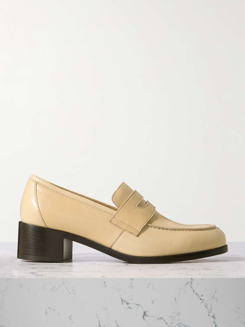 The Row Vera Leather Loafers