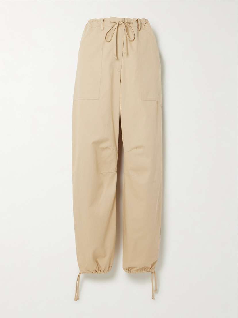Faithfull + Net Sustain Cristo Cotton-twill Tapered Pants