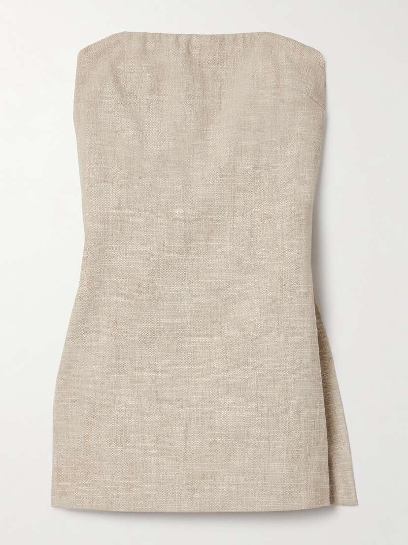 Cult Gaia Rhett Strapless Canvas Top