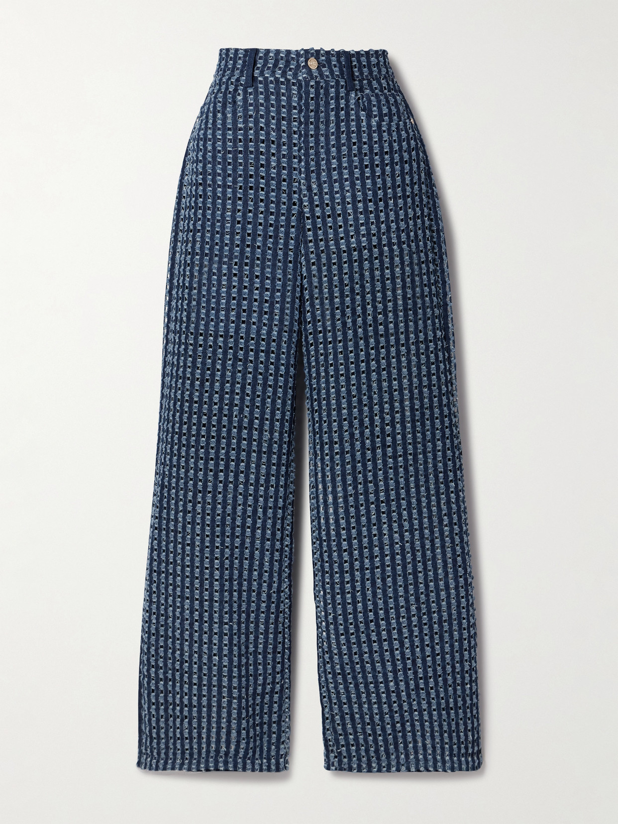 Cult Gaia Katya Trousers Indigo Wash In Blue