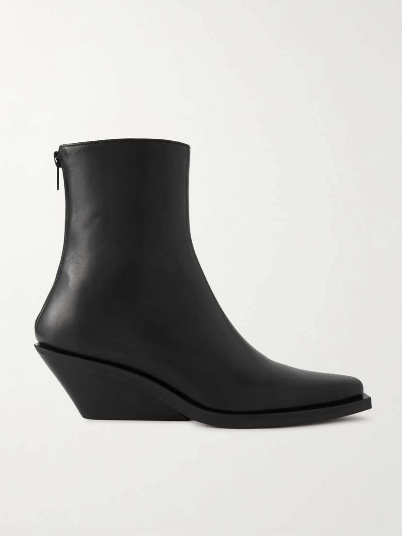 Ann Demeulemeester Rumi Leather Ankle Boots