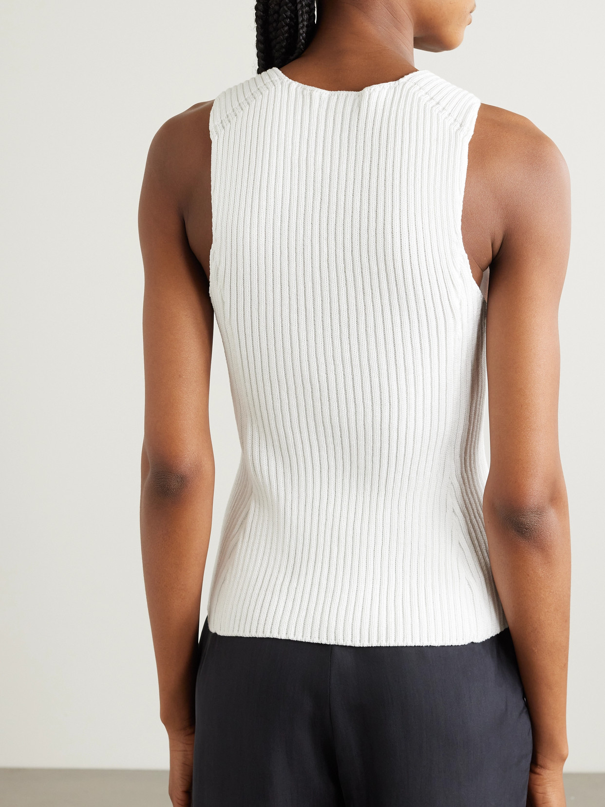 Noya Ribbed Cotton Tank