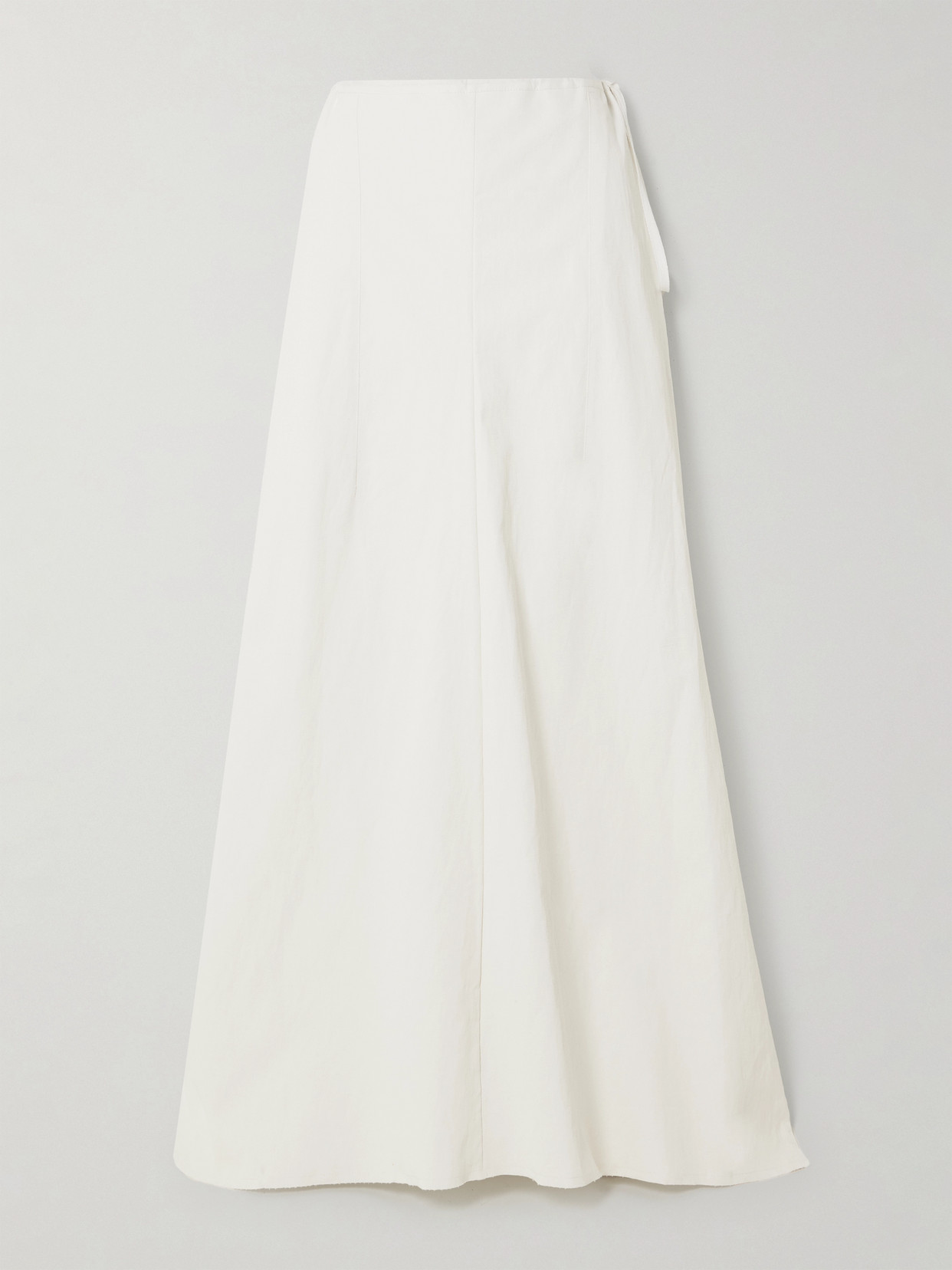 Ann Demeulemeester - Sita Linen Maxi Skirt - White