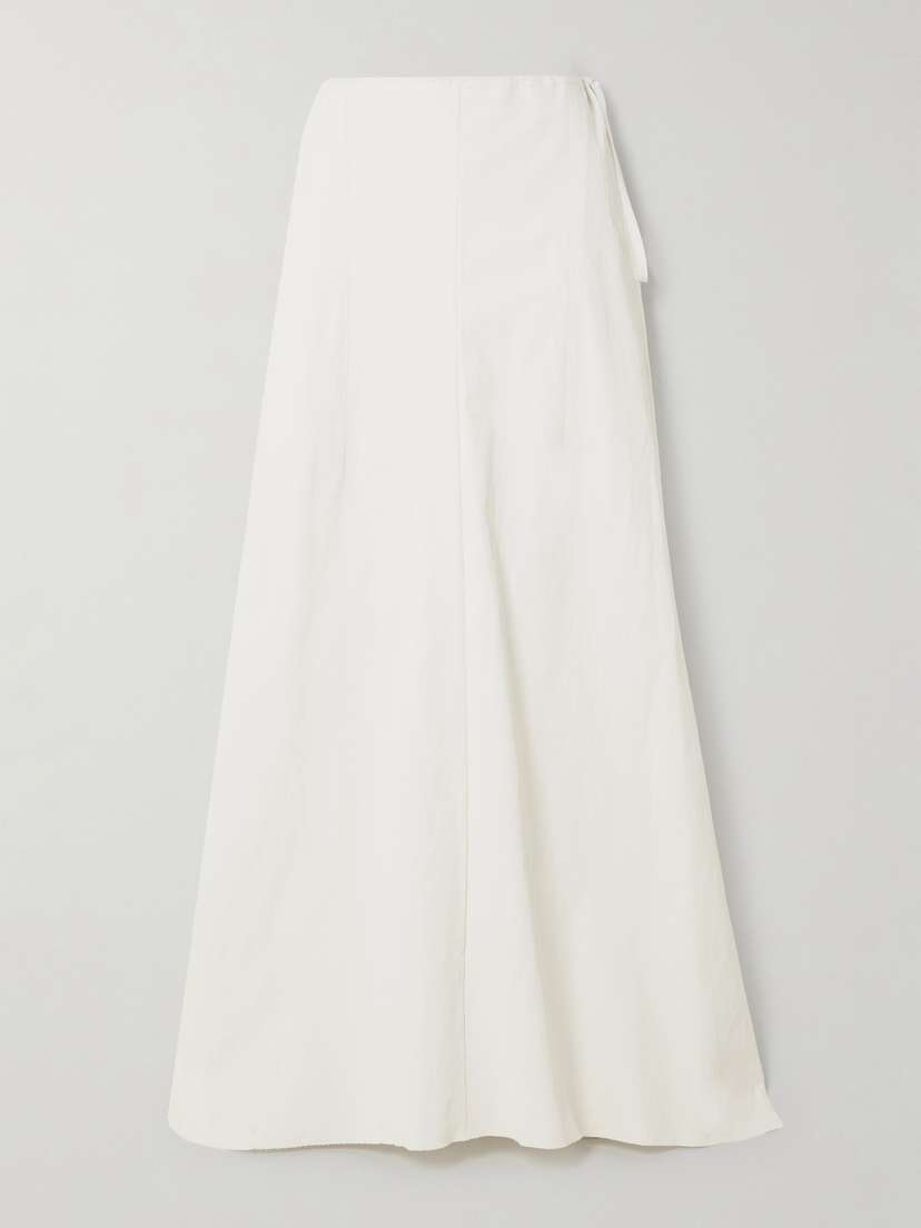 Ann Demeulemeester Sita Linen Maxi Skirt