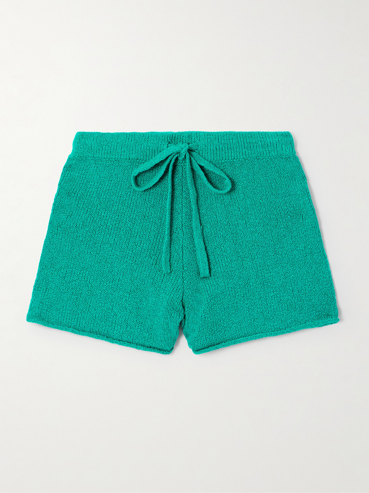 The Elder Statesman Cotton Shorts In Blue