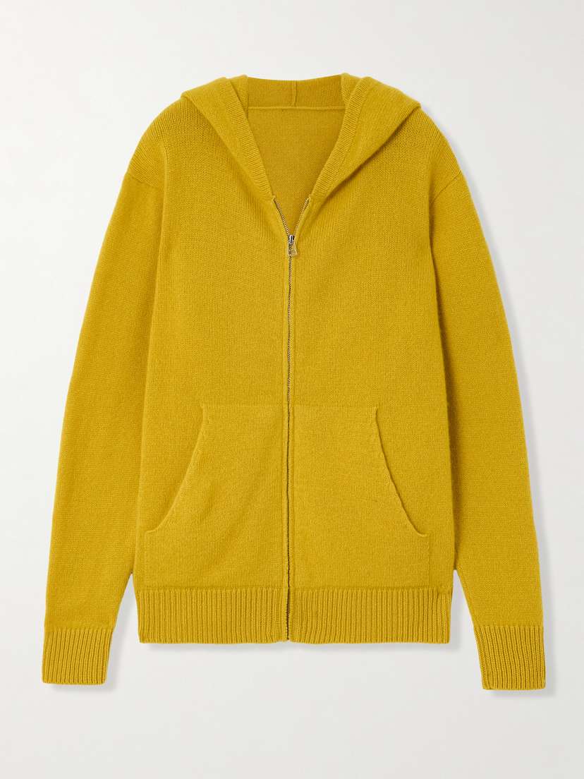The Elder Statesman Hooded Cashmere Sweater