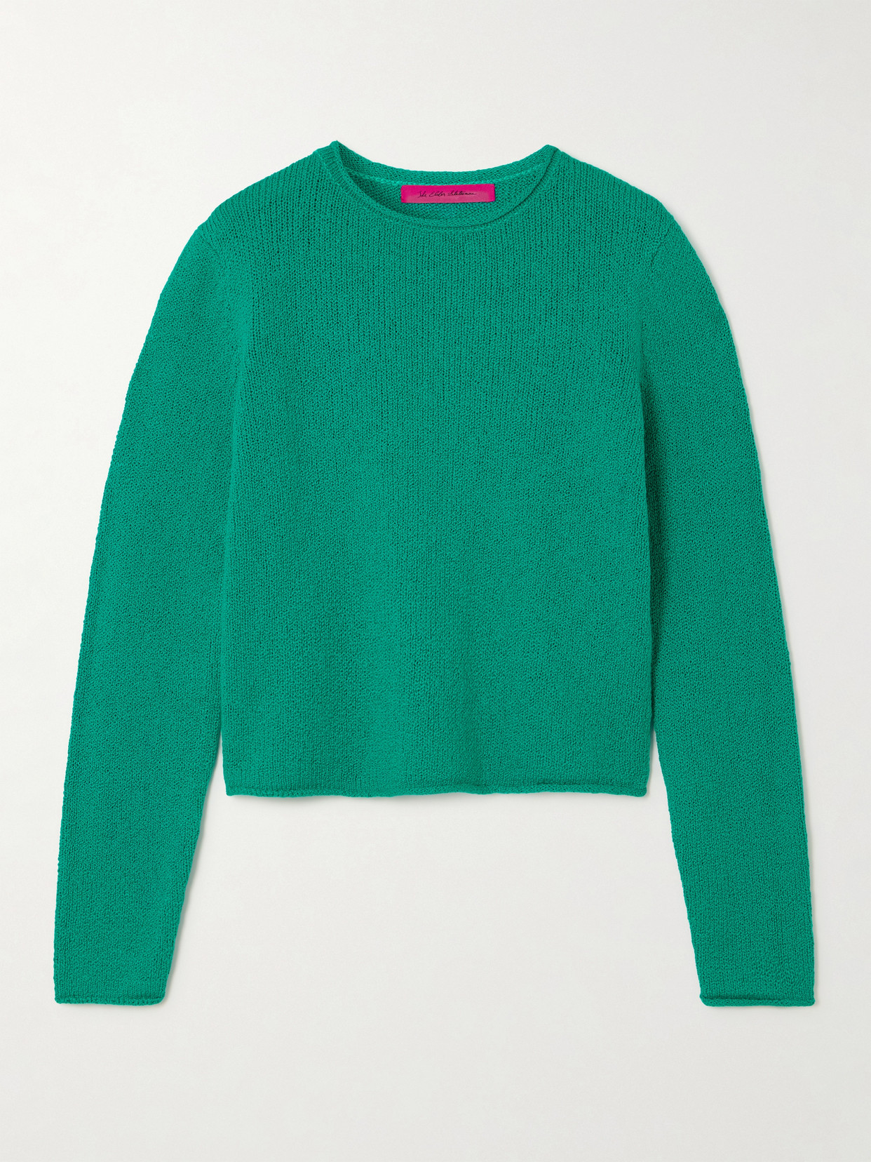 The Elder Statesman Cotton Sweater In Blue