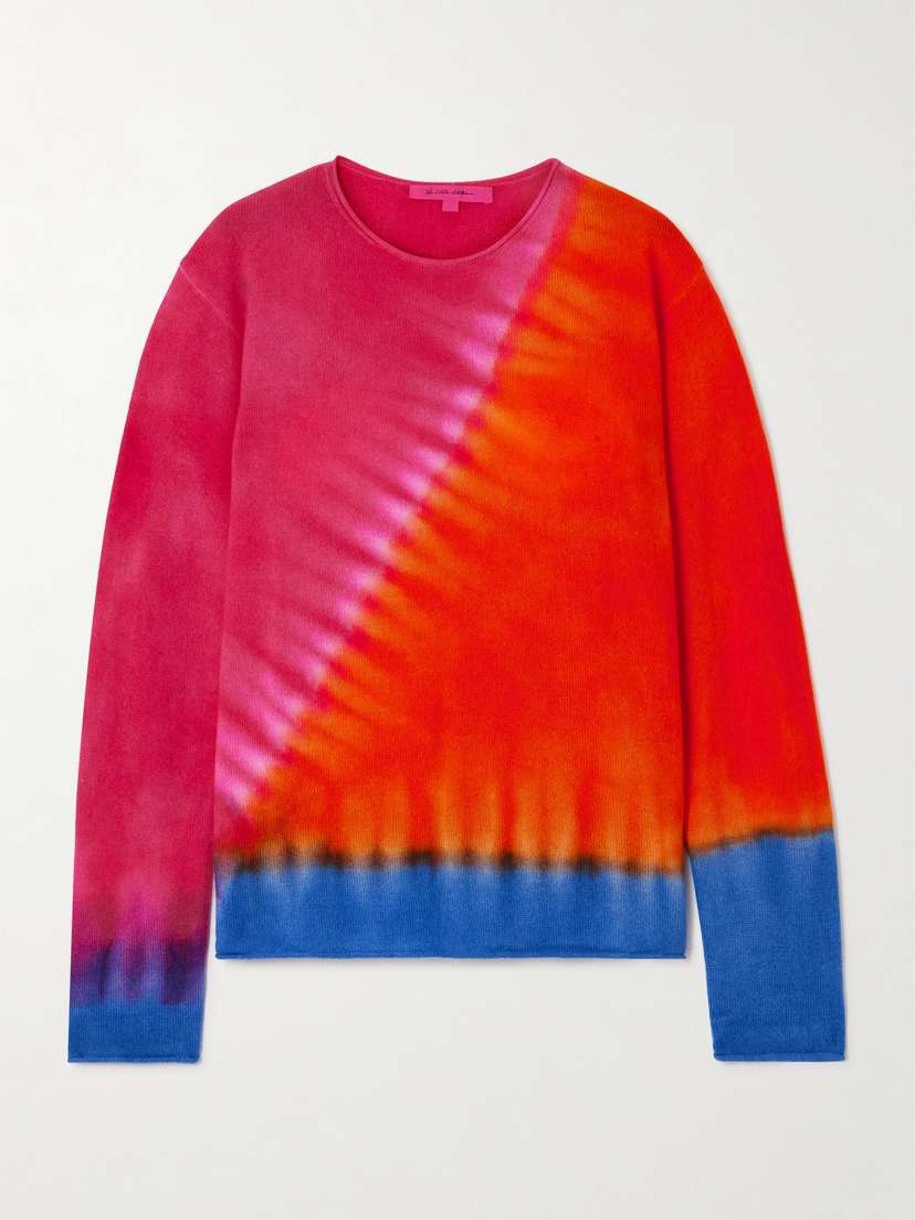The Elder Statesman Tranquility Tie-dyed Cashmere Sweater