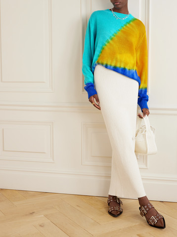 The Elder Statesman Tranquility tie-dyed cashmere sweater