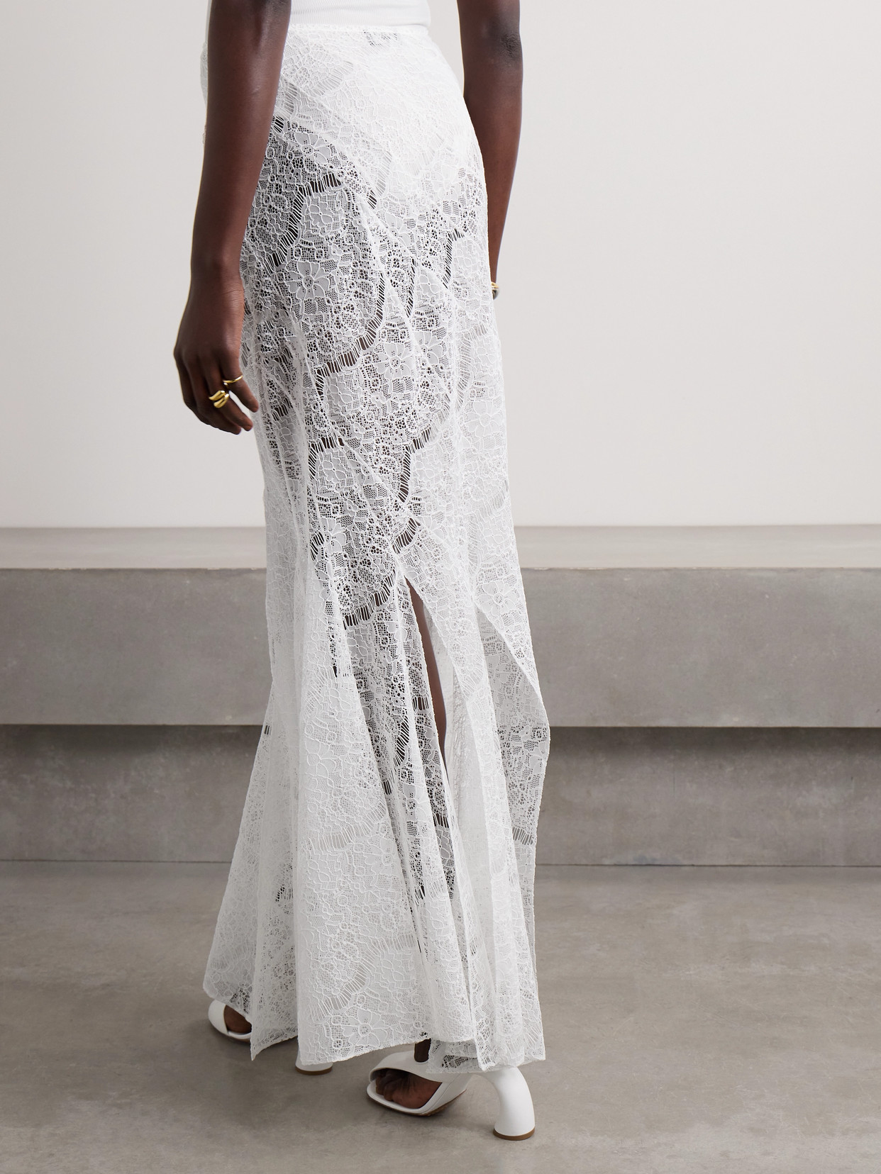 A. W.A. K.E. Mode - Recycled-Lace Maxi