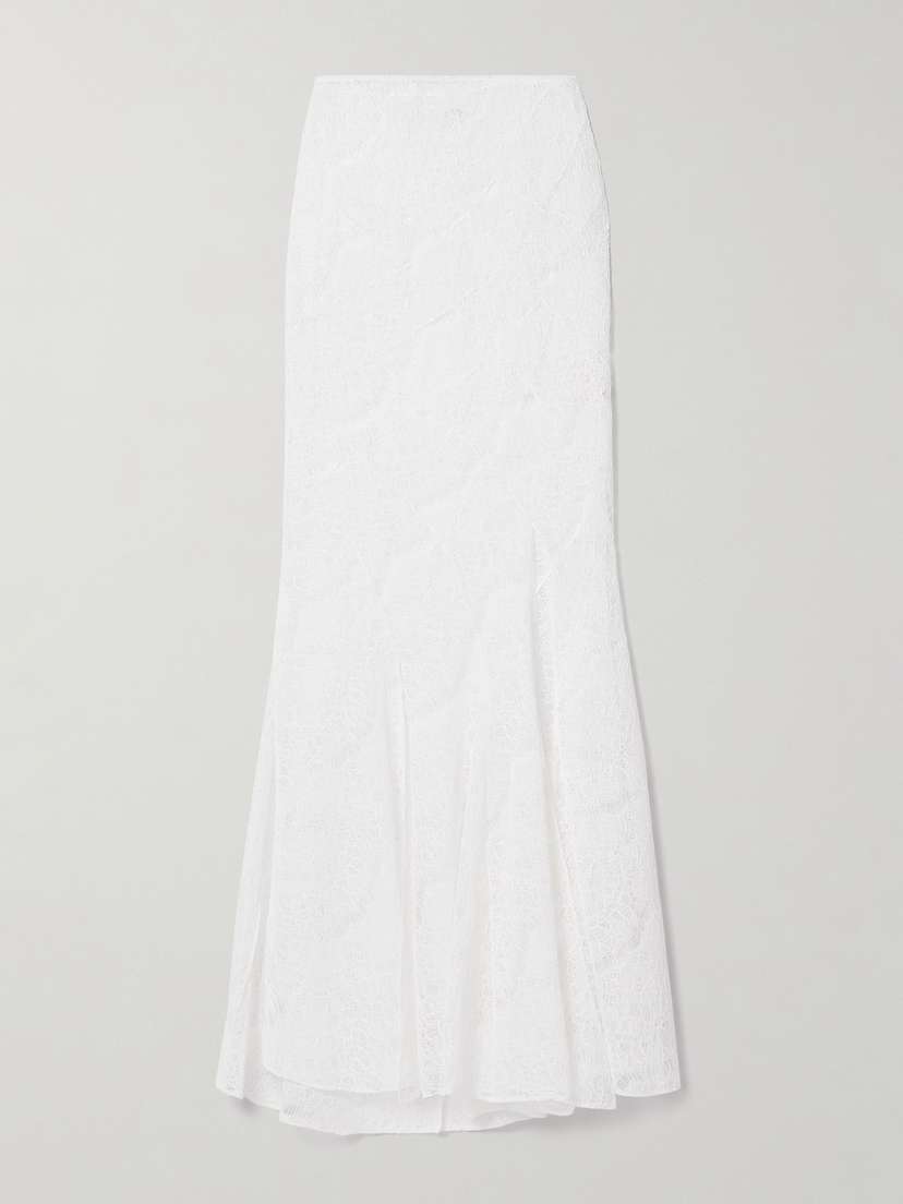 A.W.A.K.E. MODE Recycled-lace Maxi Skirt