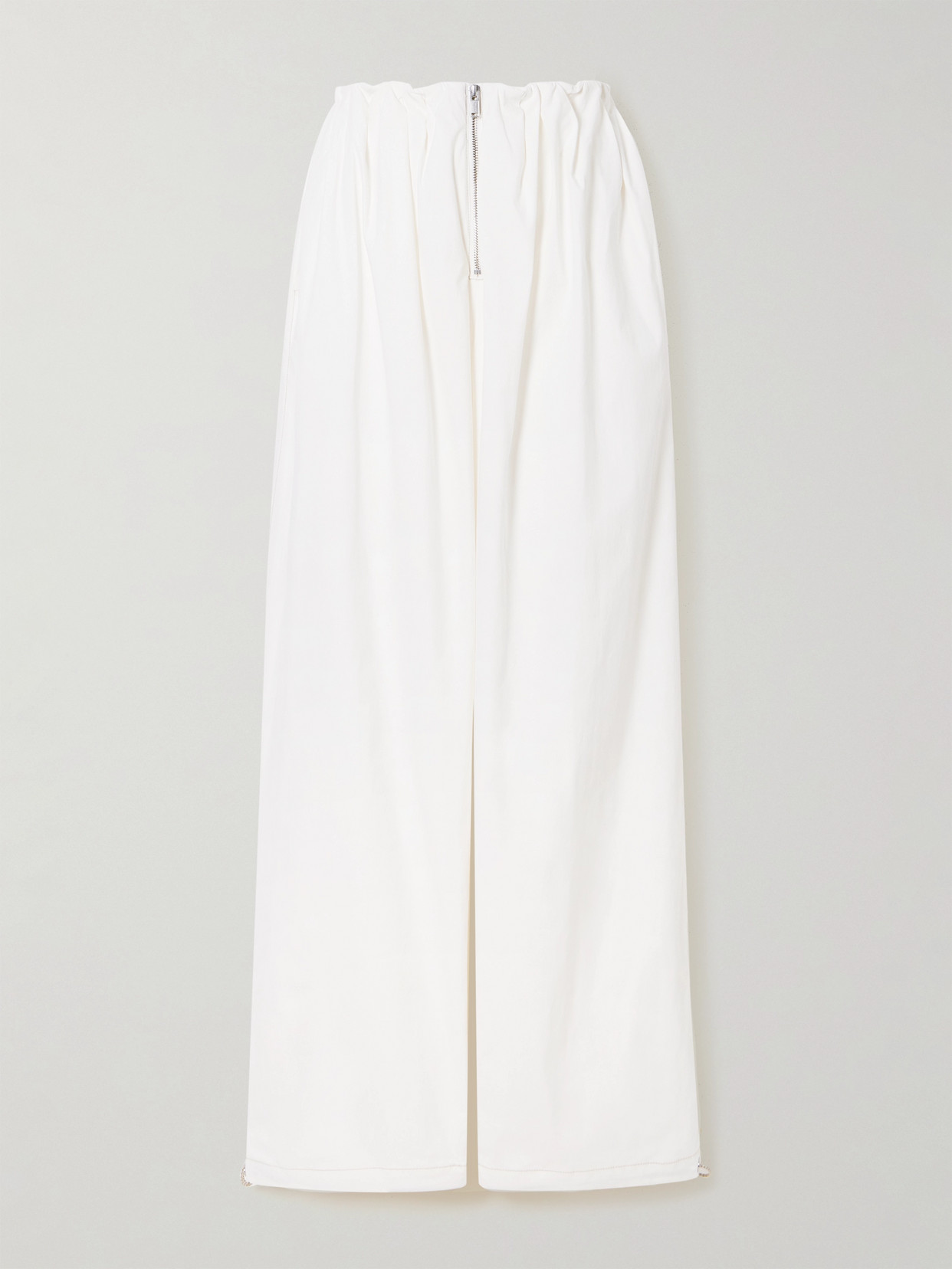 Dion Lee Blouson Wide-leg Trousers In White