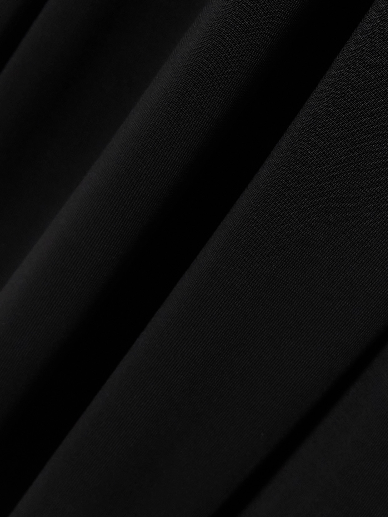 Nensi Dojaka Cutout Stretch-crepe Halterneck Gown In Black