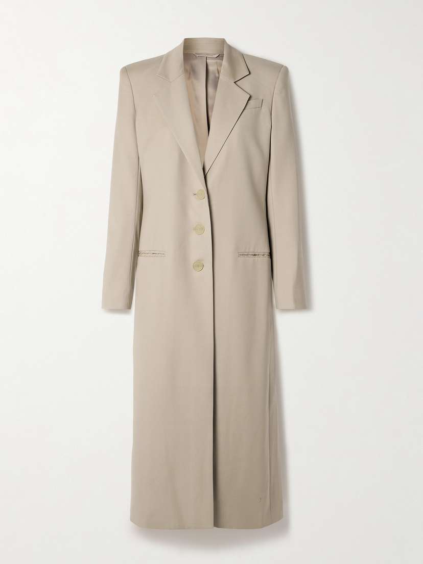 Christopher Esber Talus Wool-twill Coat - UK 14