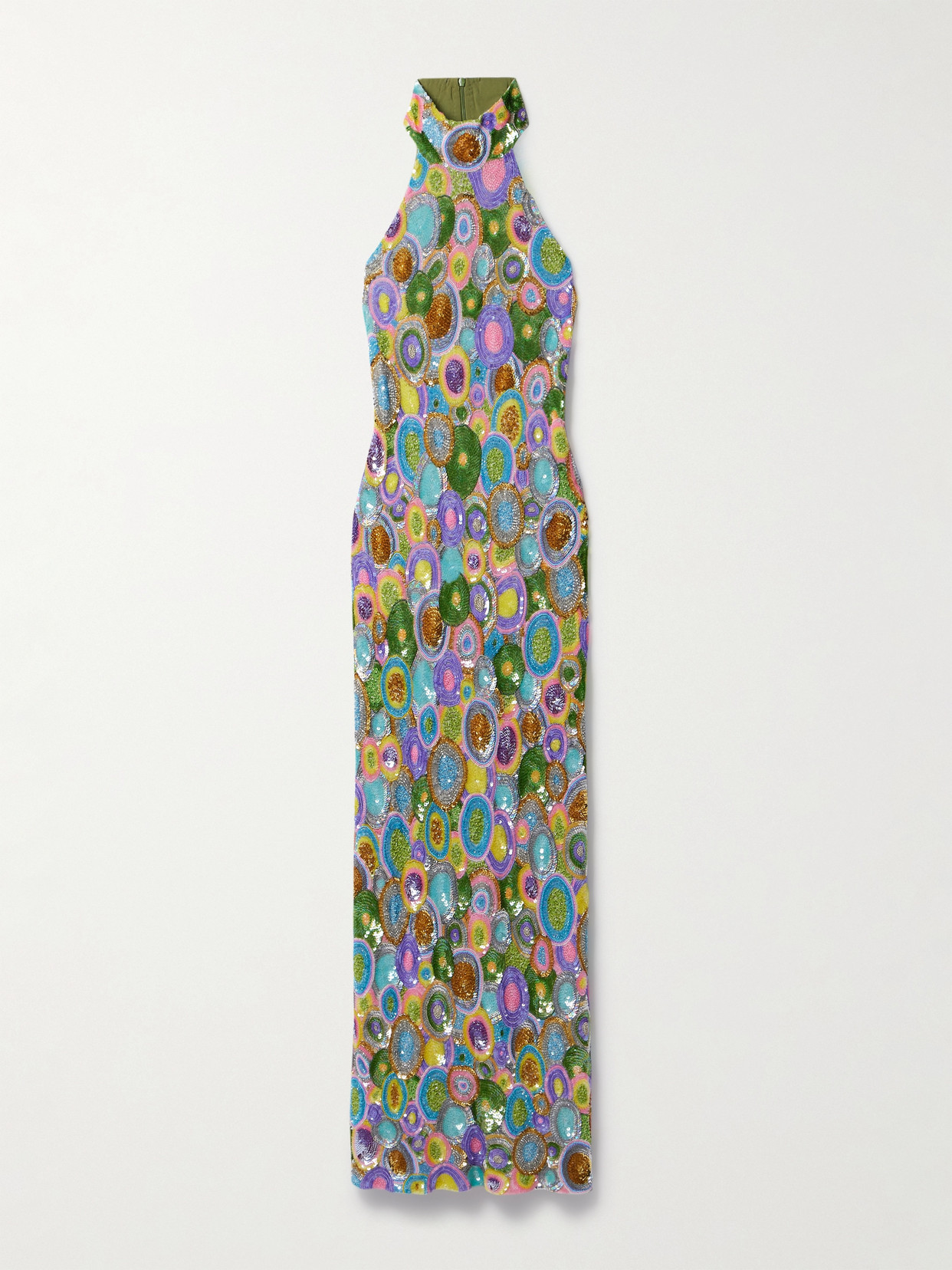 Ashish Embellished Georgette Gown In Multi