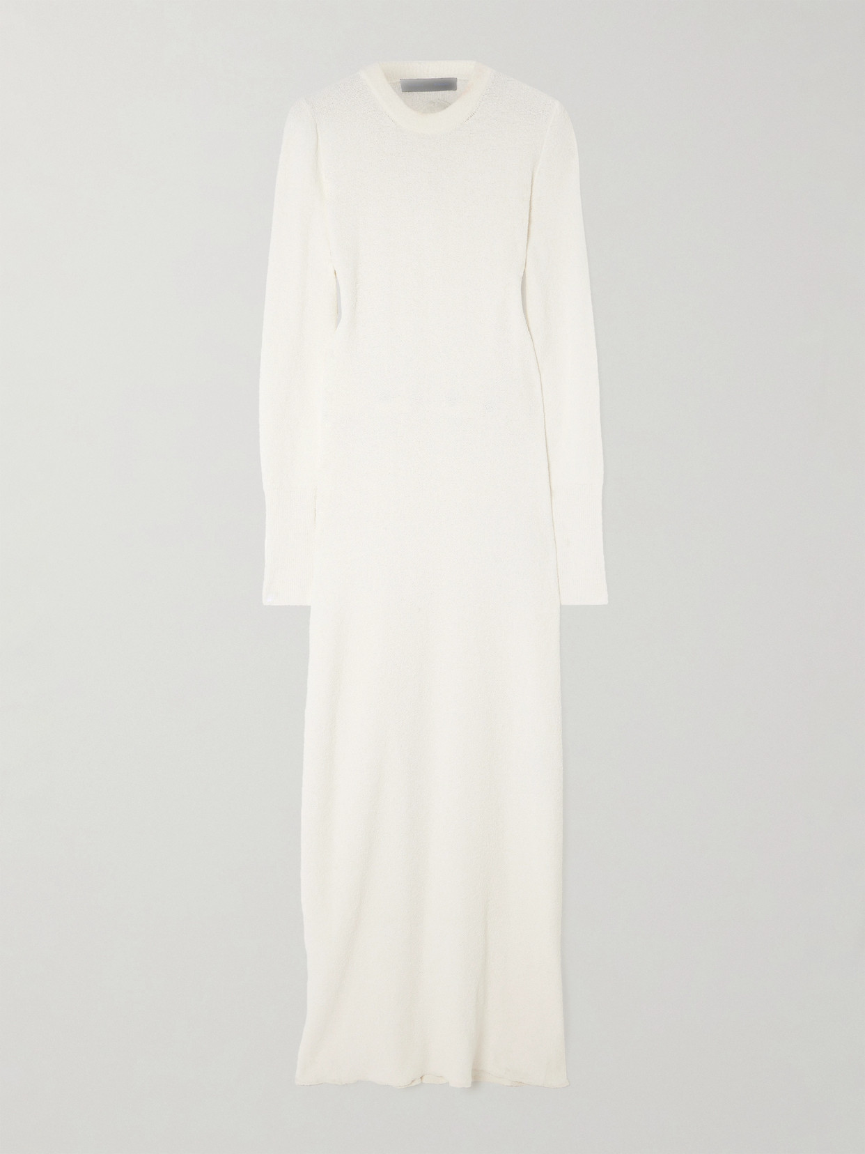 Proenza Schouler Lara Convertible Cutout Bouclé Maxi Dress In White