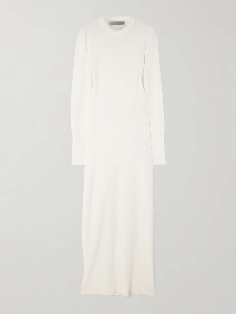 Proenza Schouler Lara Convertible Cutout Bouclé Maxi Dress - x large