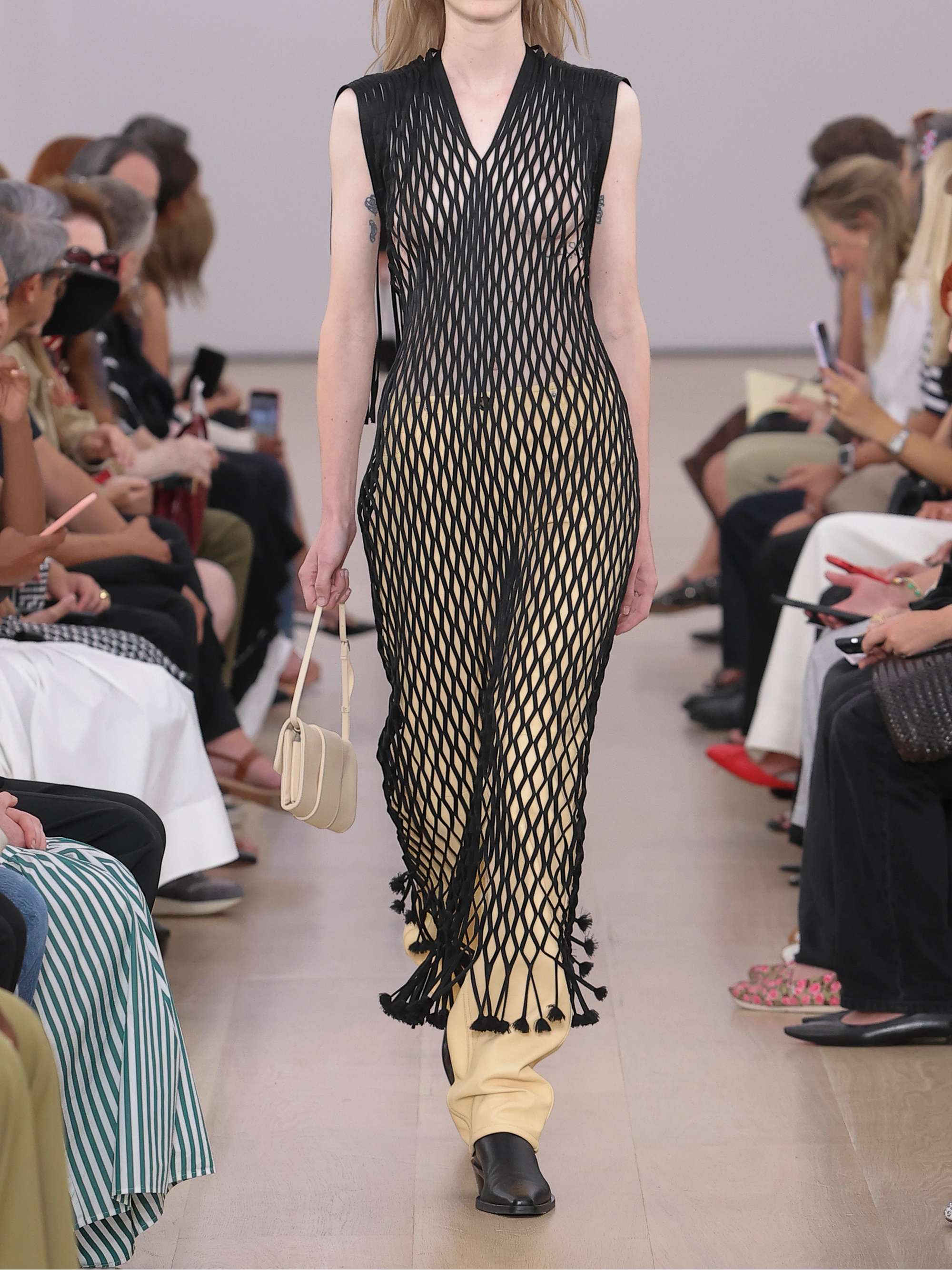 Sac à Main Proenza Schouler Macramé - Modèle Piste 2, Fabrication Italie, Fourreau Inclus